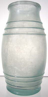 Mid-19th century barrel mustard; click to enlarge.