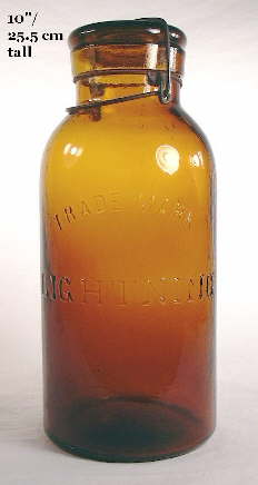 Lightning half gallon canning jar; click to enlarge.