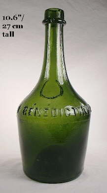 Benedictine bottle; click to enlarge.
