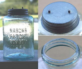 Crowleytown Mason jar; click to enlarge.