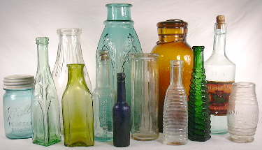 Group of food bottles; click to enlarge.