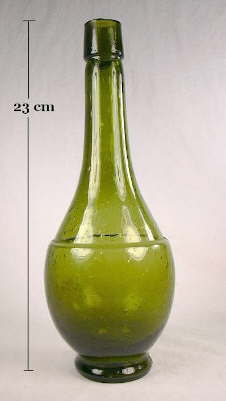 Mid-19th century sauce bottle; click to enlarge.