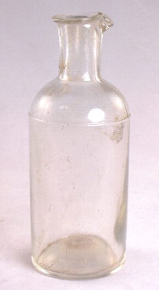 Small utility bottle with pour spout ca. 1870s.